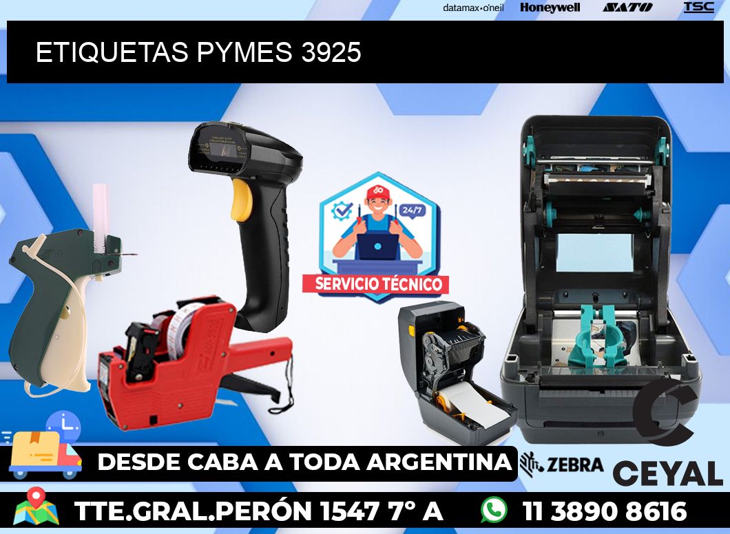 ETIQUETAS PYMES 3925