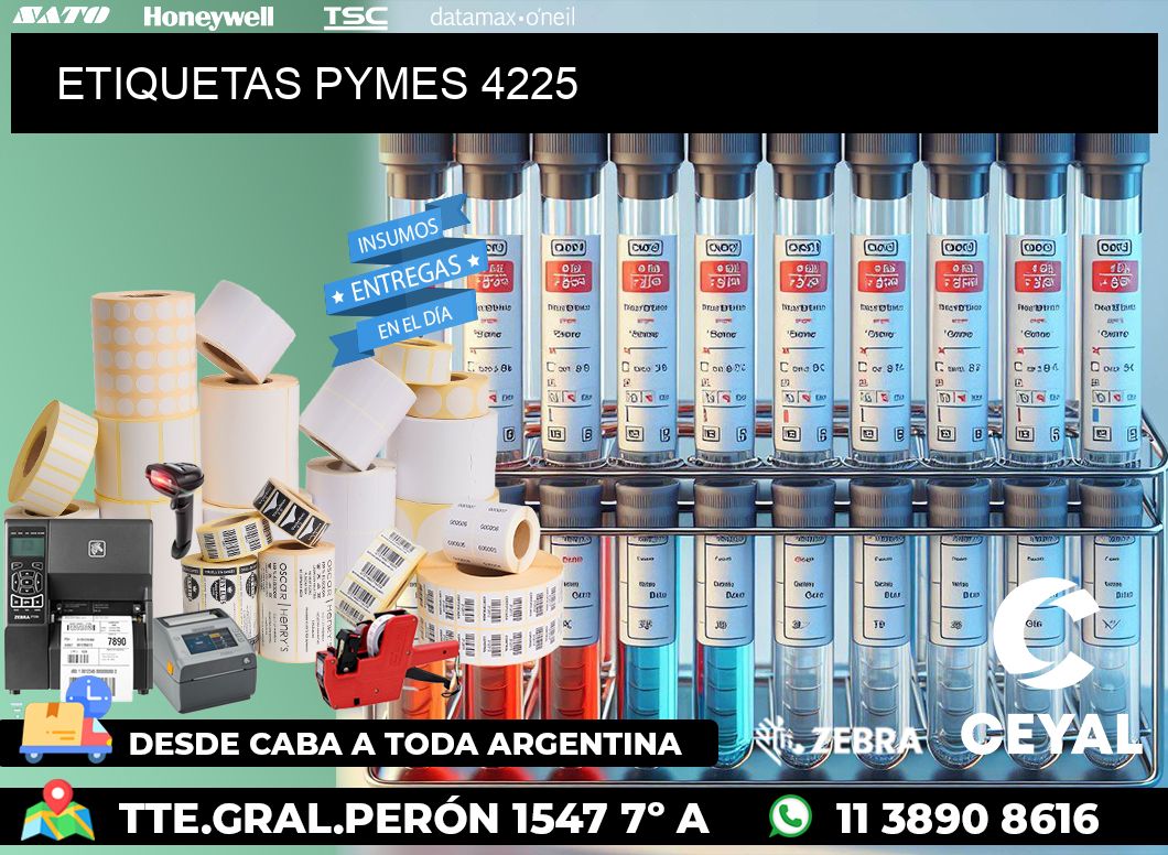 ETIQUETAS PYMES 4225