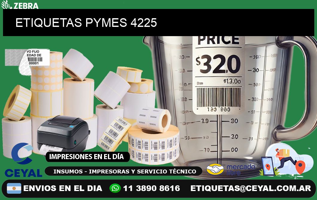 ETIQUETAS PYMES 4225