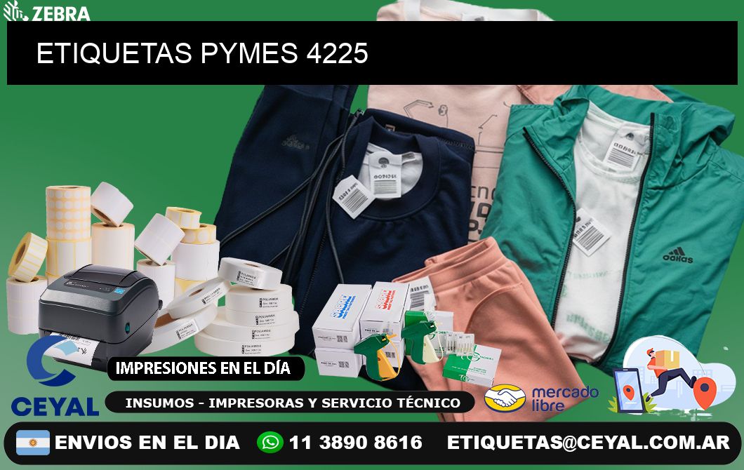 ETIQUETAS PYMES 4225