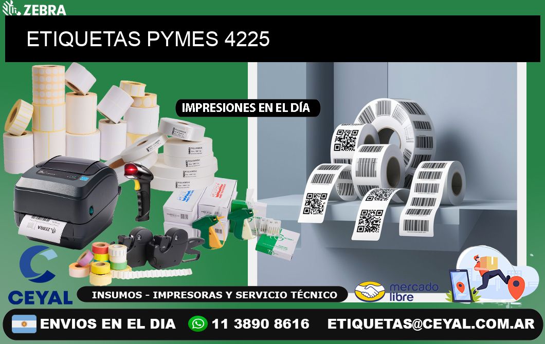 ETIQUETAS PYMES 4225