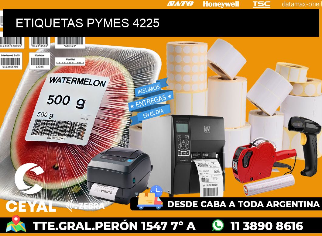 ETIQUETAS PYMES 4225