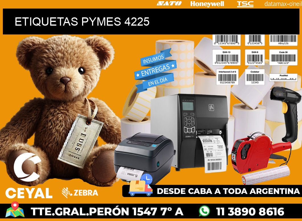 ETIQUETAS PYMES 4225