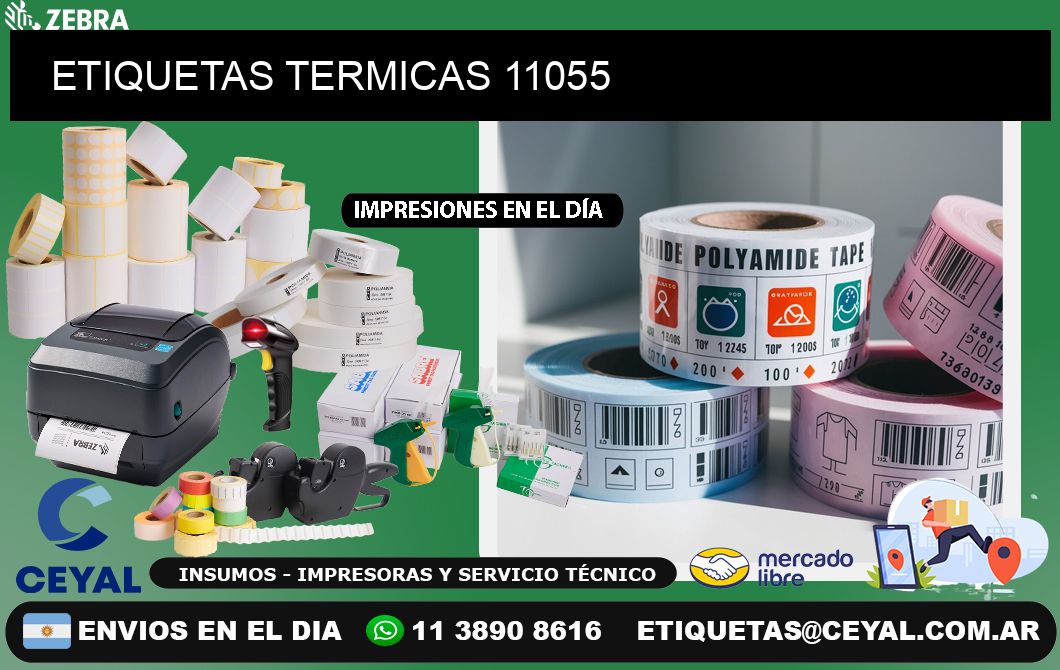 ETIQUETAS TERMICAS 11055