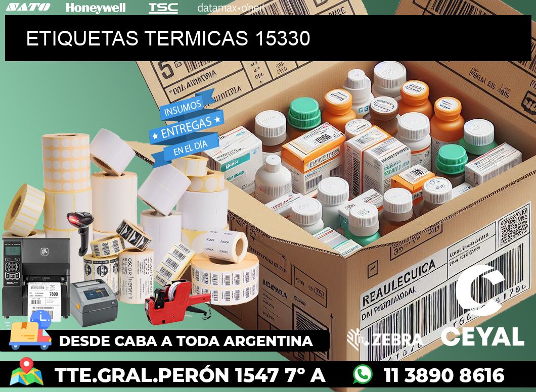 ETIQUETAS TERMICAS 15330