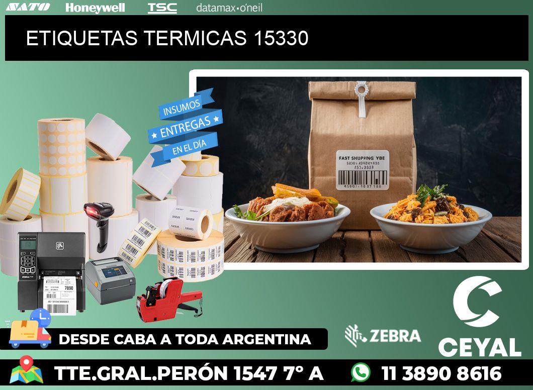 ETIQUETAS TERMICAS 15330