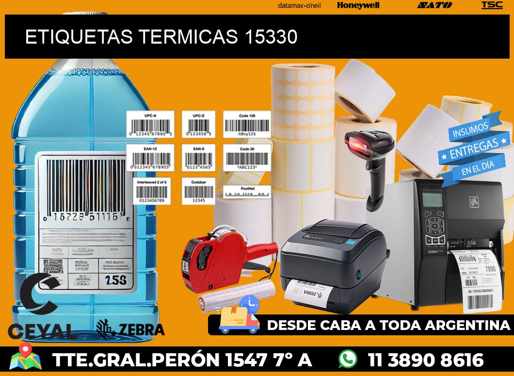 ETIQUETAS TERMICAS 15330