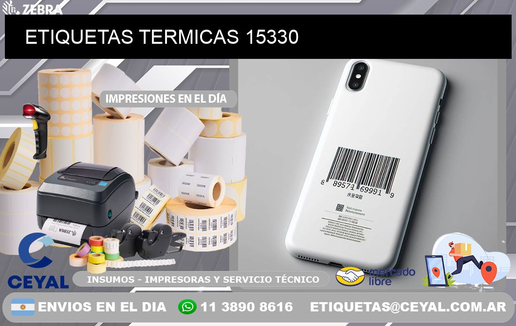 ETIQUETAS TERMICAS 15330