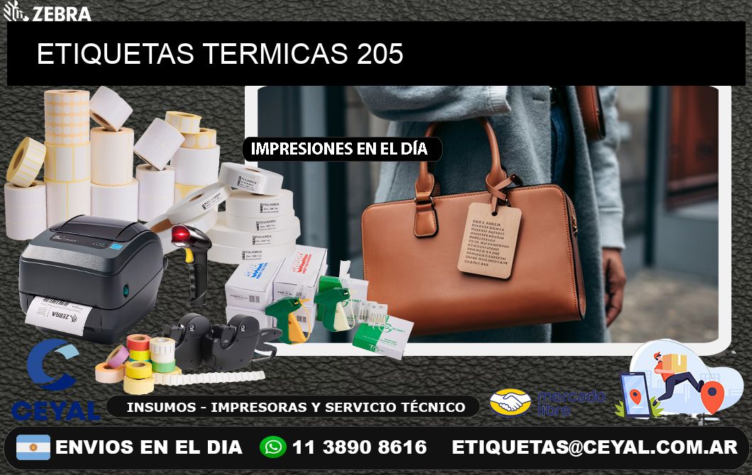 ETIQUETAS TERMICAS 205