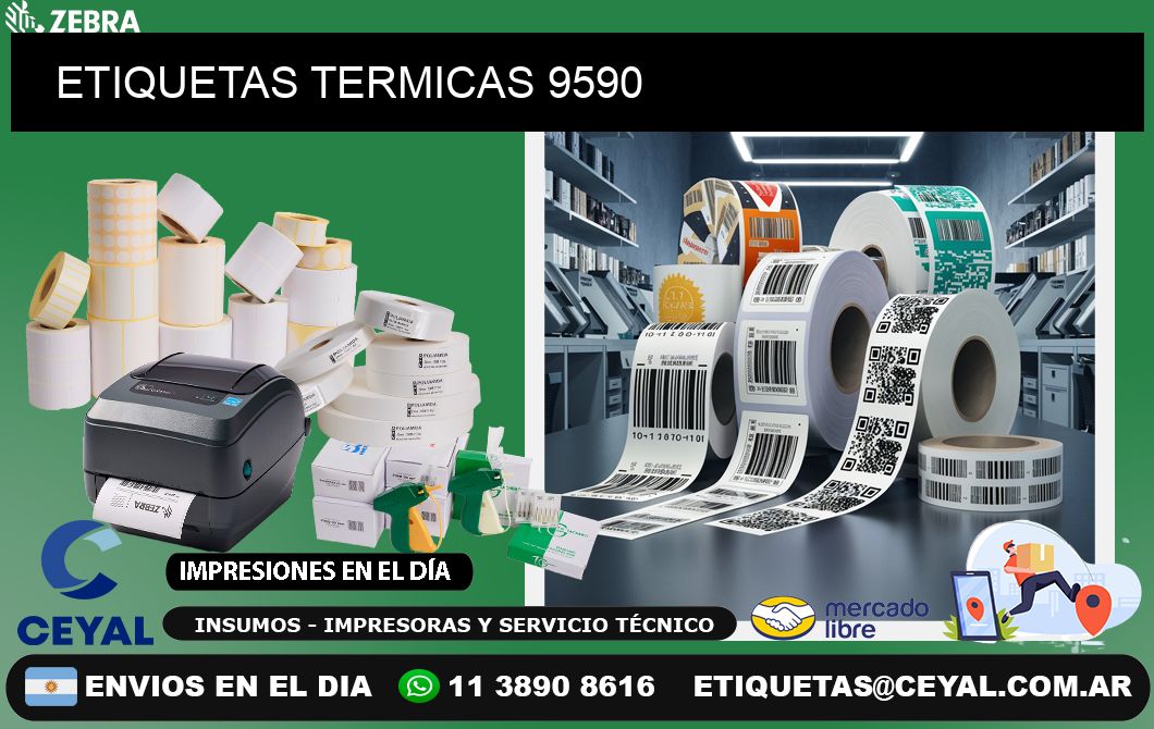 ETIQUETAS TERMICAS 9590