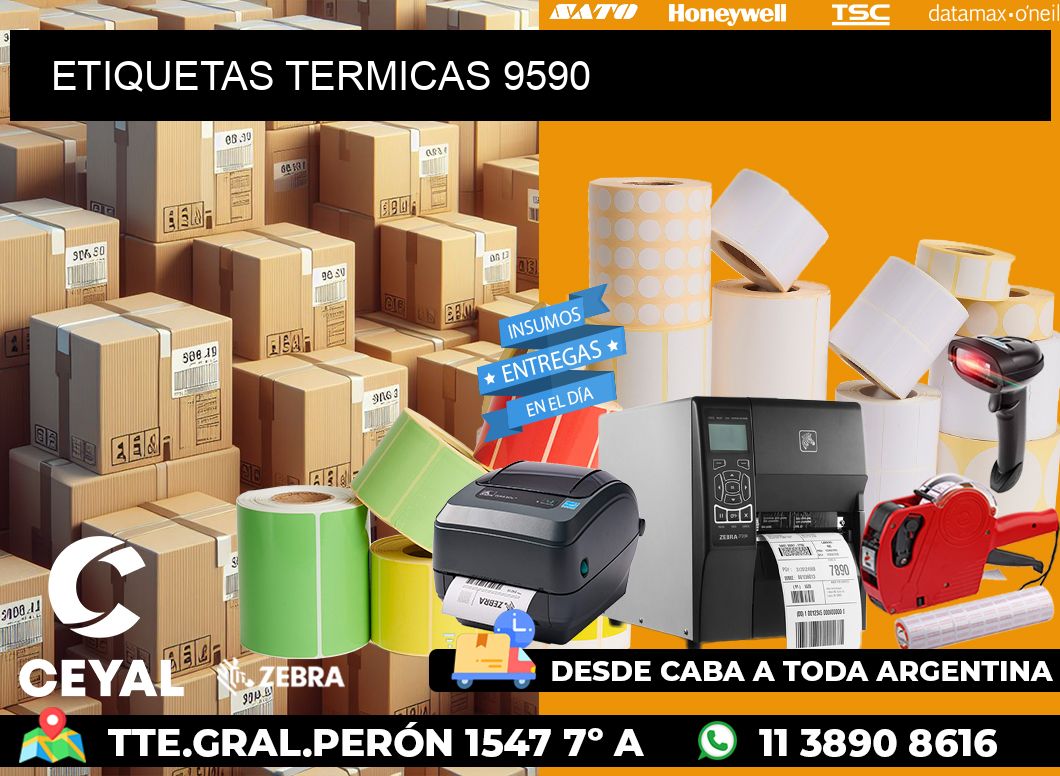 ETIQUETAS TERMICAS 9590