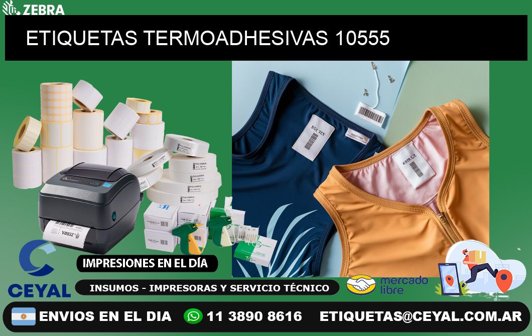 ETIQUETAS TERMOADHESIVAS 10555