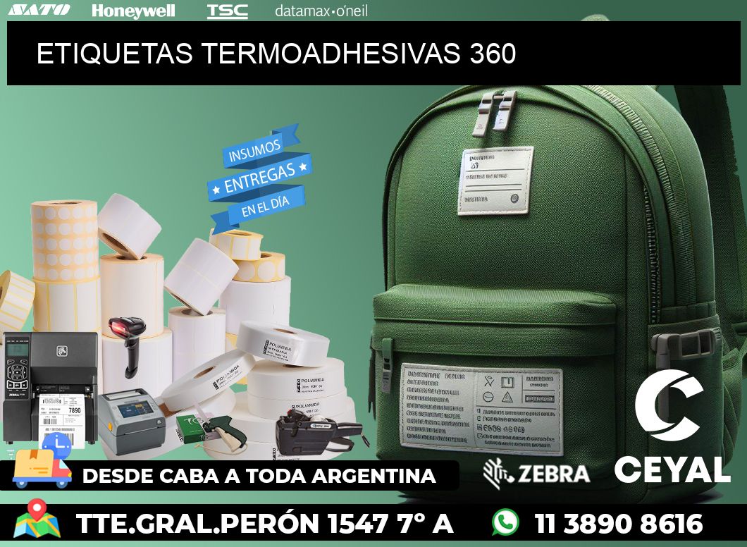 ETIQUETAS TERMOADHESIVAS 360