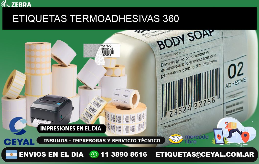 ETIQUETAS TERMOADHESIVAS 360