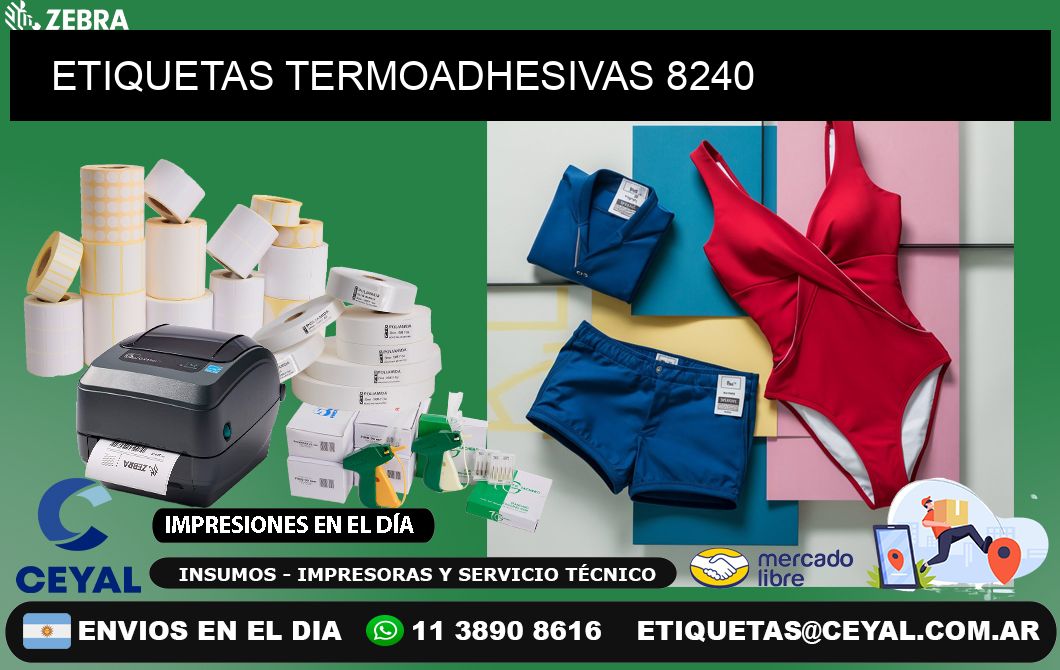 ETIQUETAS TERMOADHESIVAS 8240