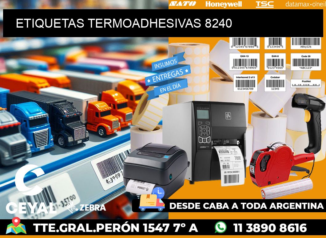 ETIQUETAS TERMOADHESIVAS 8240