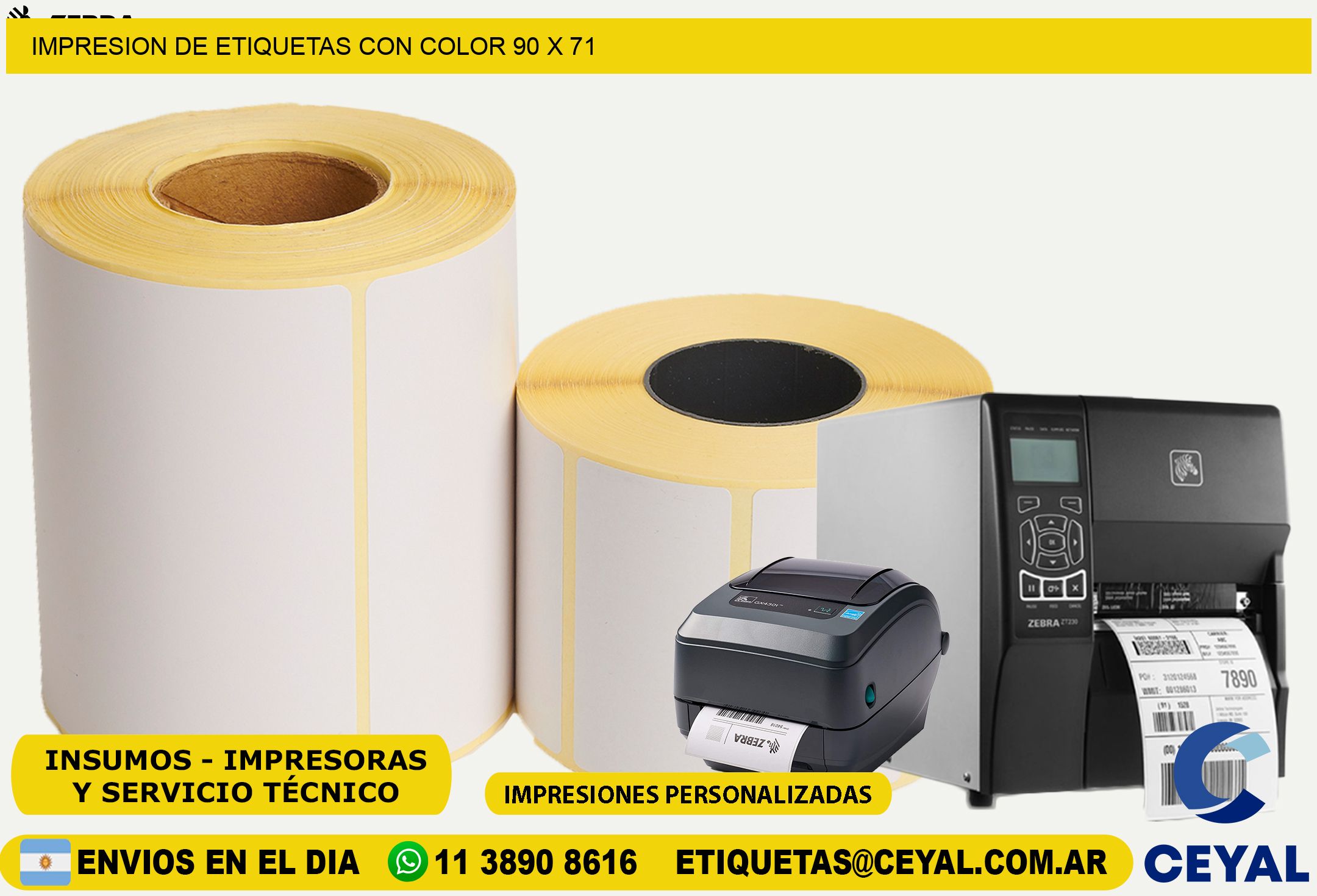 IMPRESION DE ETIQUETAS CON COLOR 90 x 71