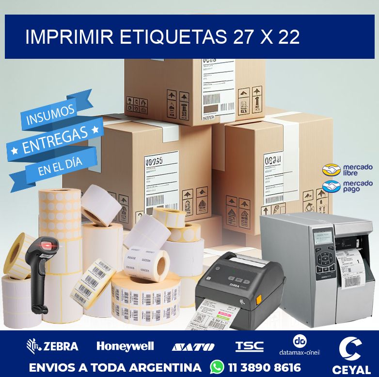 IMPRIMIR ETIQUETAS 27 x 22