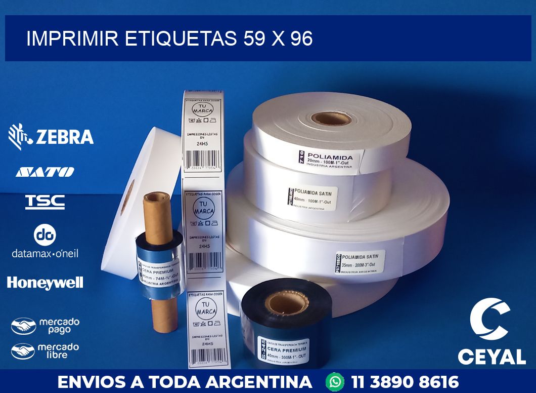 IMPRIMIR ETIQUETAS 59 x 96