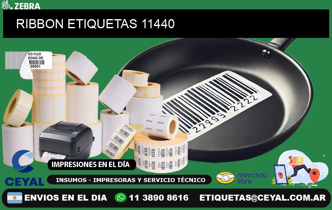 RIBBON ETIQUETAS 11440