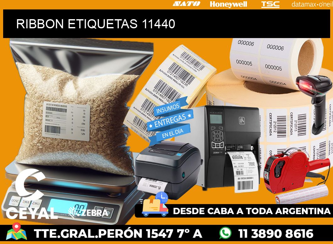 RIBBON ETIQUETAS 11440