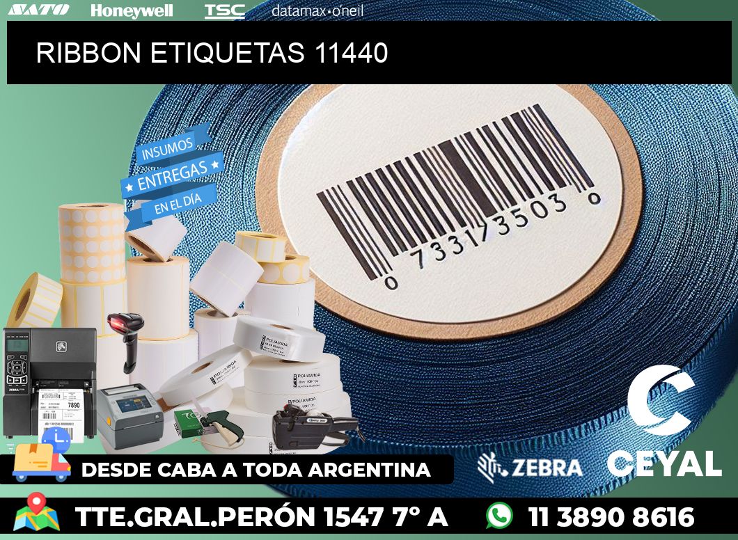 RIBBON ETIQUETAS 11440