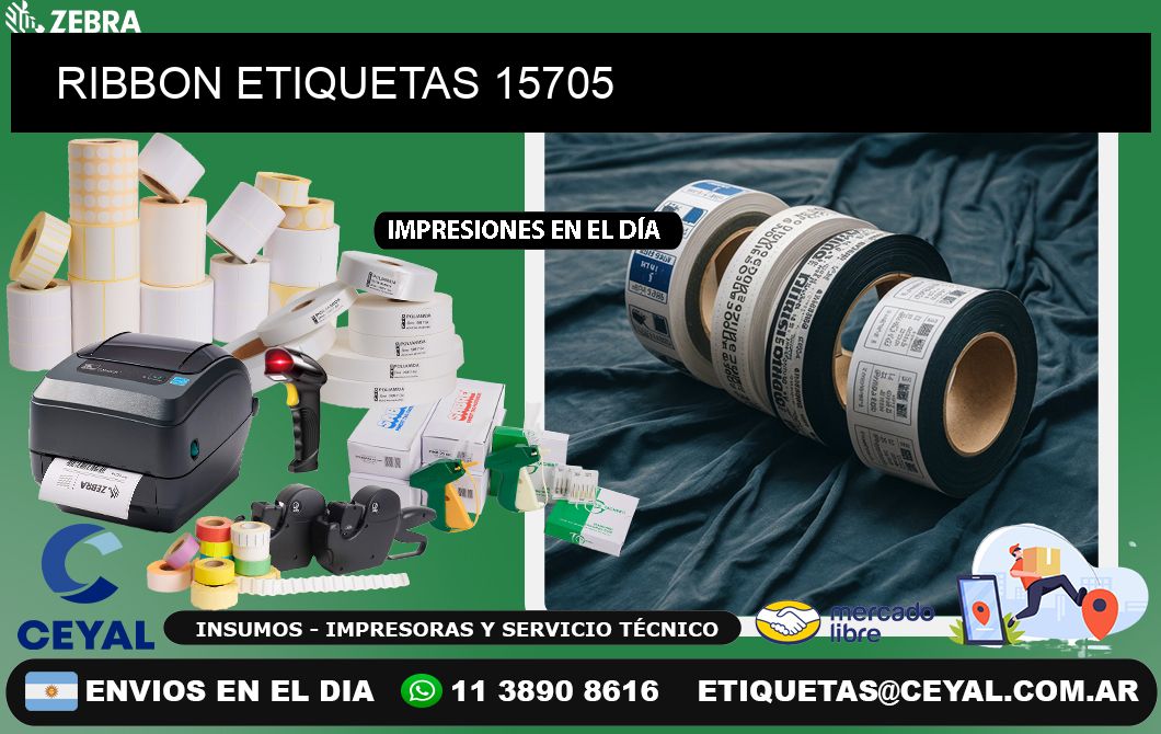 RIBBON ETIQUETAS 15705