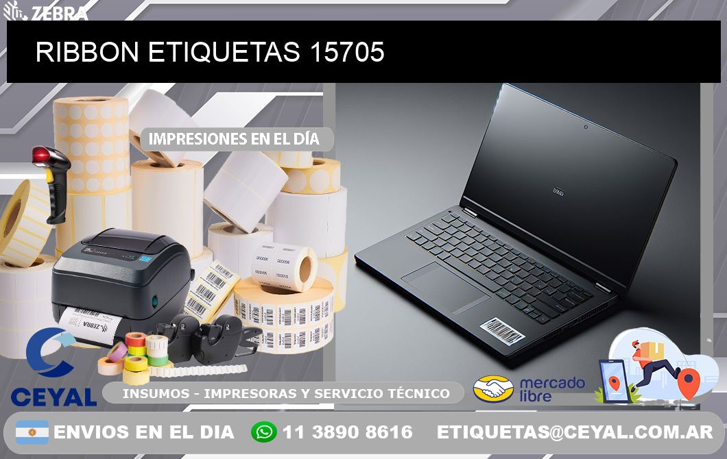 RIBBON ETIQUETAS 15705