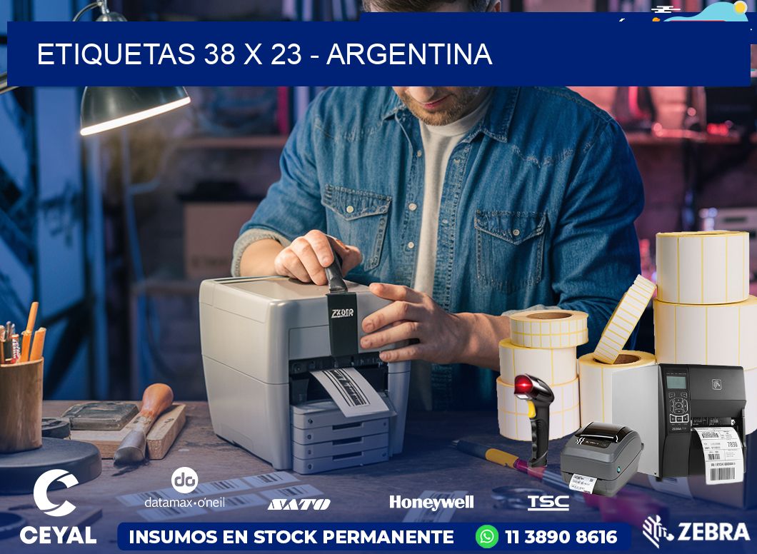 ETIQUETAS 38 x 23 - ARGENTINA