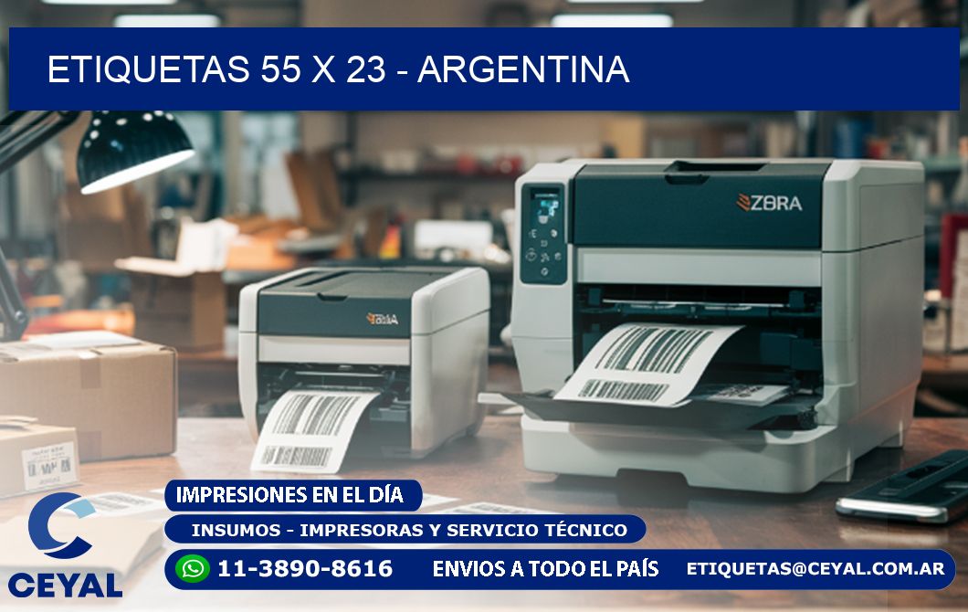 ETIQUETAS 55 x 23 - ARGENTINA