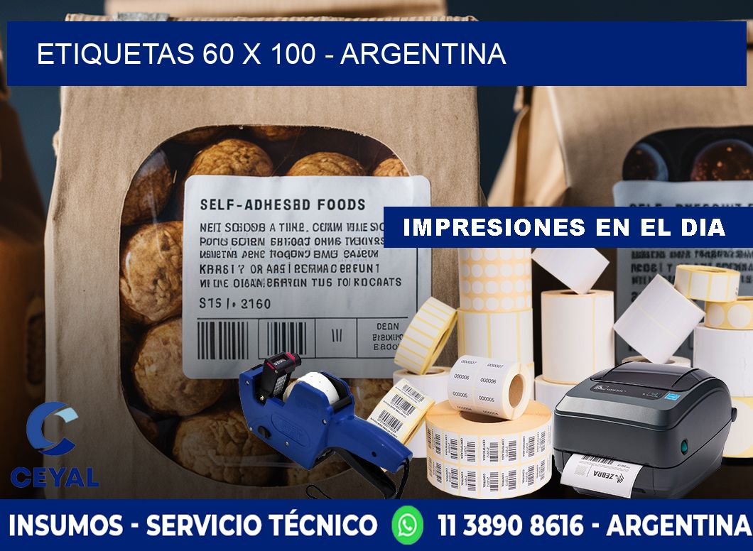 ETIQUETAS 60 x 100 - ARGENTINA