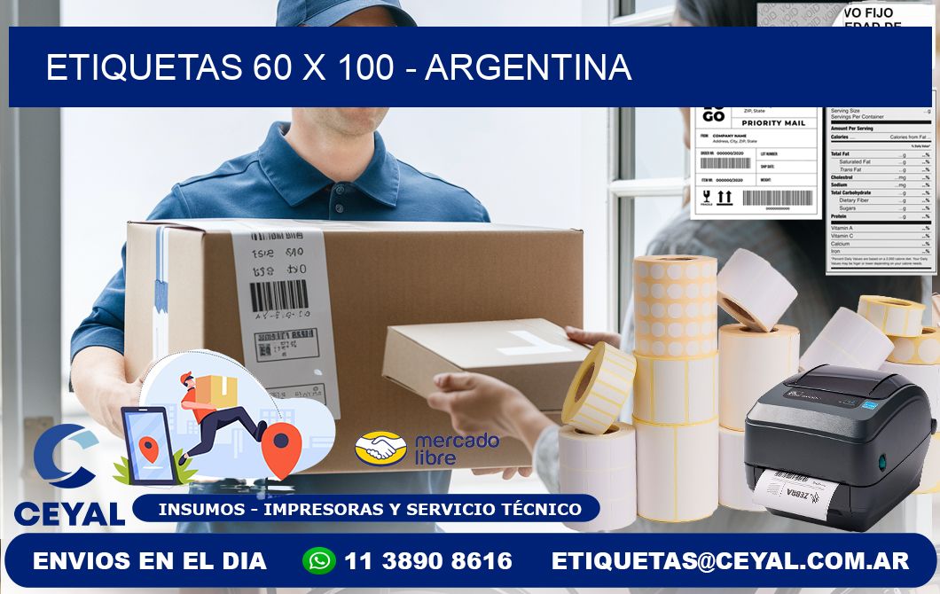 ETIQUETAS 60 x 100 - ARGENTINA