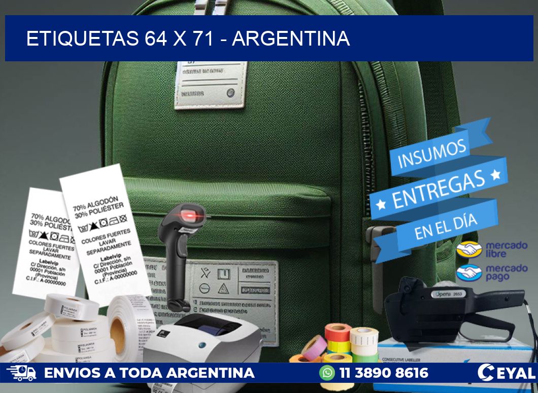 ETIQUETAS 64 x 71 – ARGENTINA