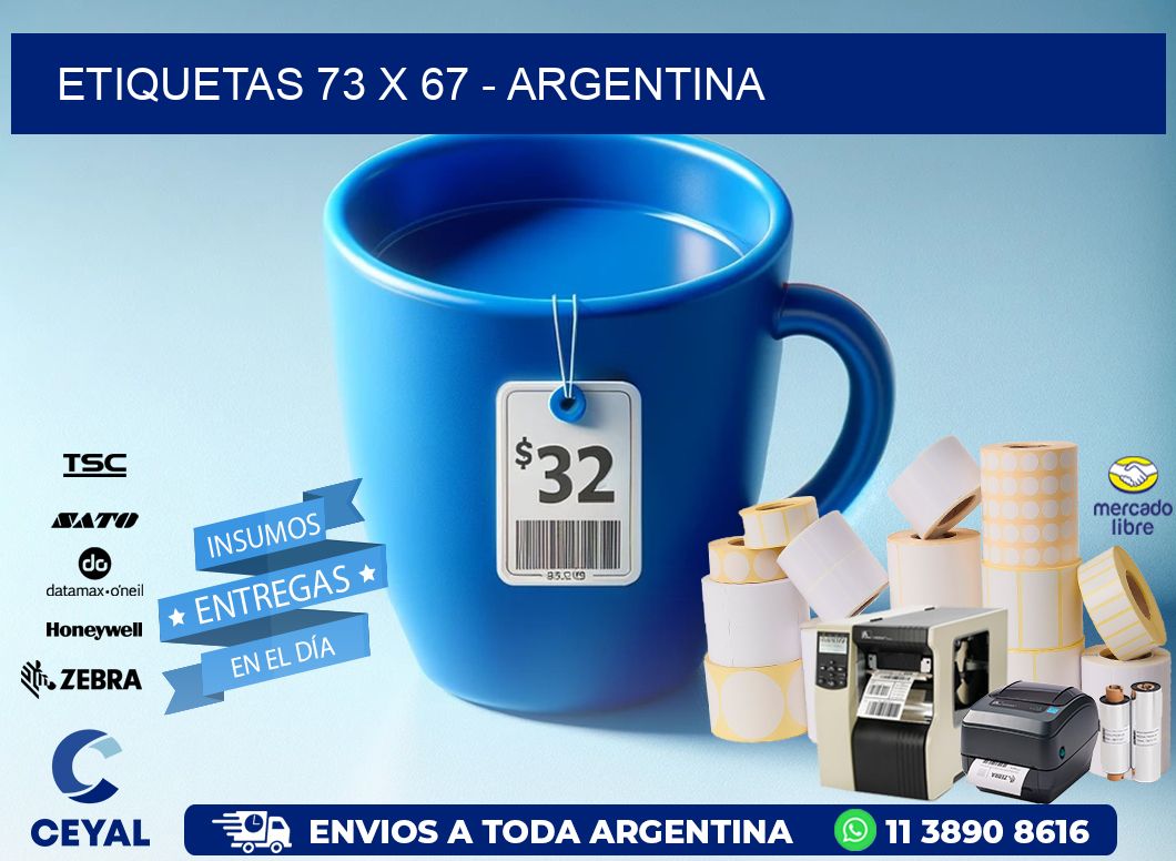 ETIQUETAS 73 x 67 - ARGENTINA