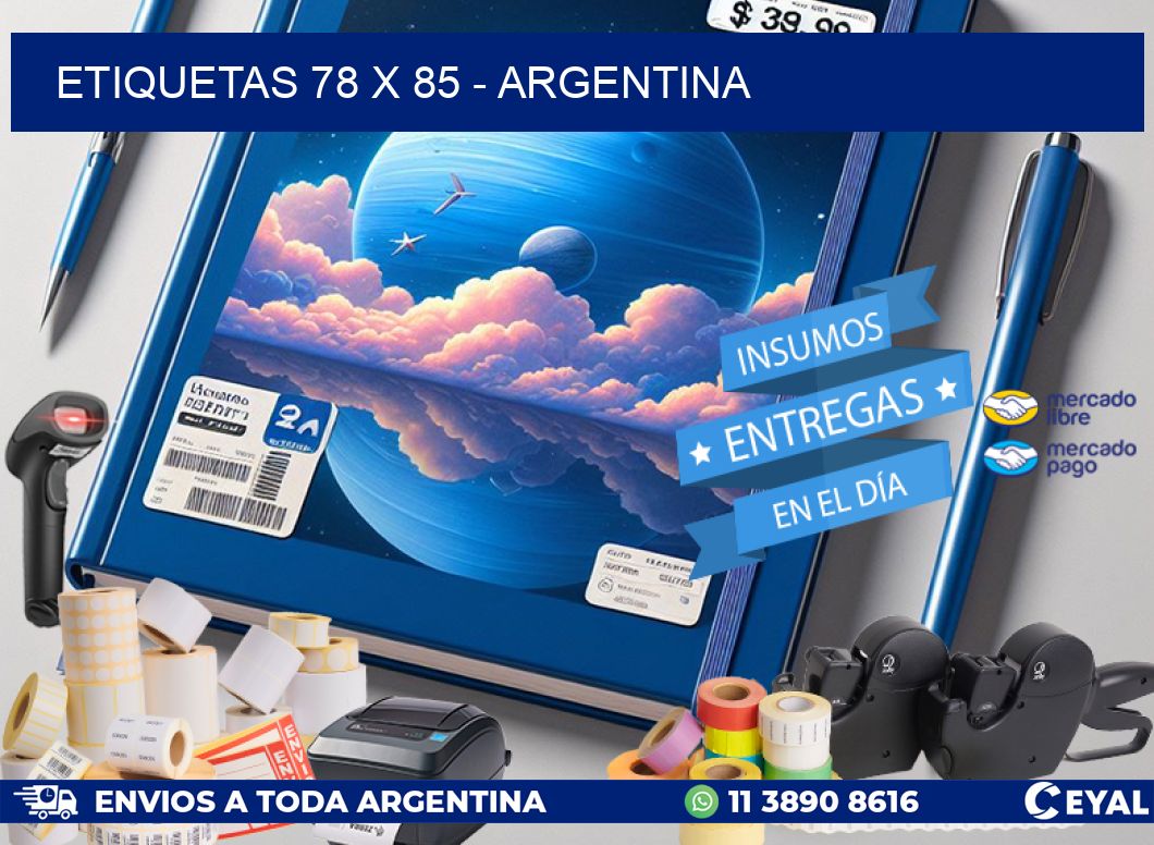 ETIQUETAS 78 x 85 - ARGENTINA