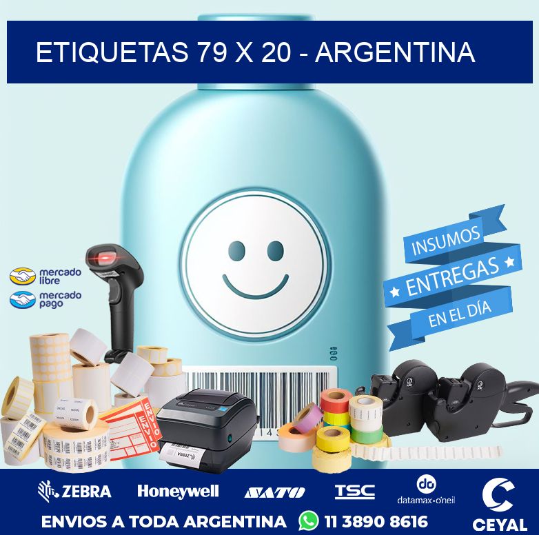 ETIQUETAS 79 x 20 - ARGENTINA