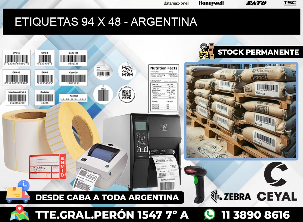 ETIQUETAS 94 x 48 – ARGENTINA