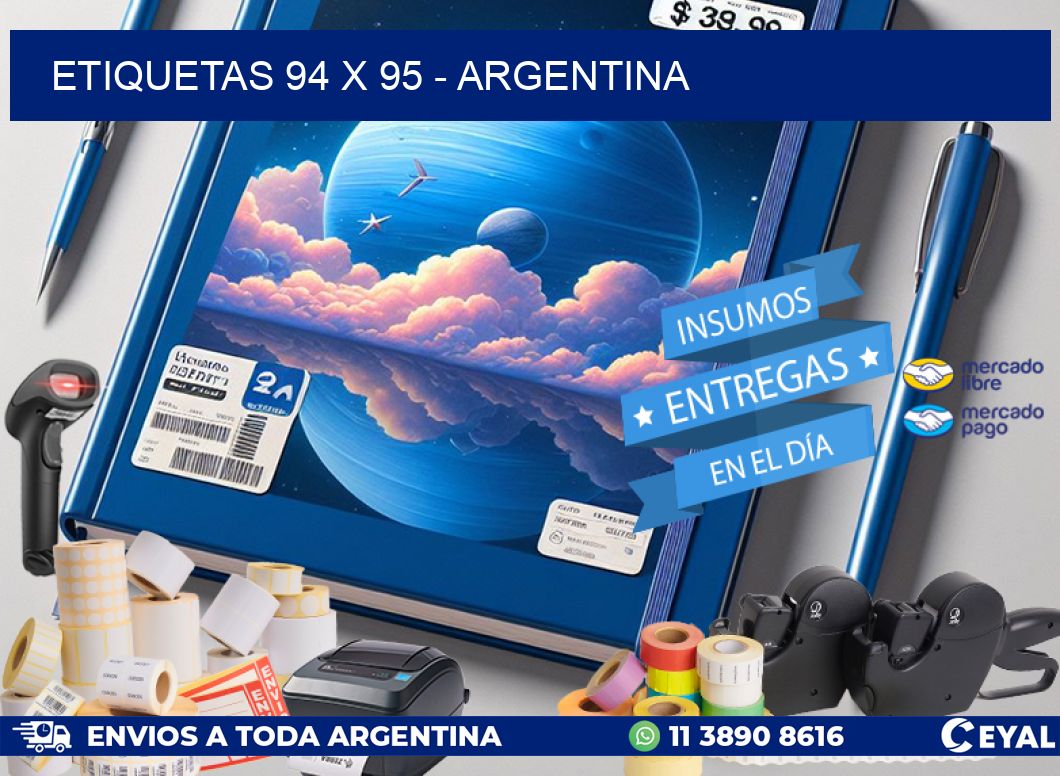 ETIQUETAS 94 x 95 - ARGENTINA