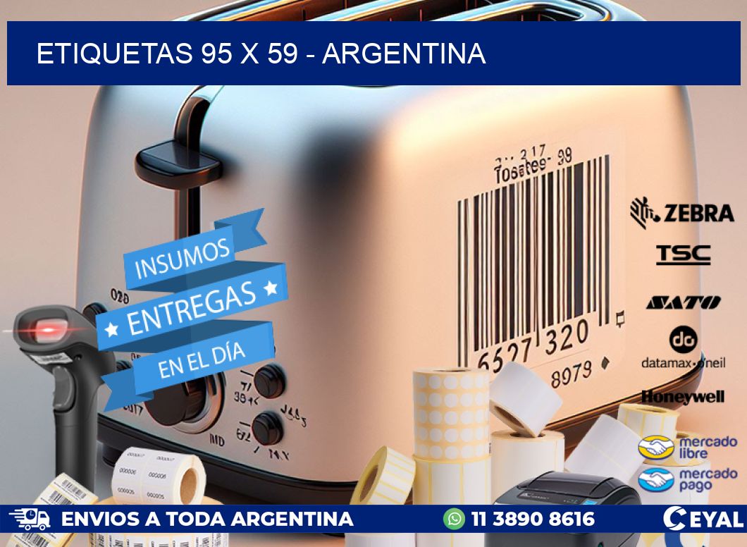 ETIQUETAS 95 x 59 - ARGENTINA