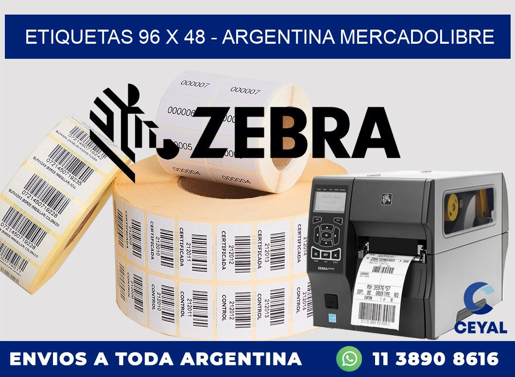 ETIQUETAS 96 x 48 – ARGENTINA MERCADOLIBRE