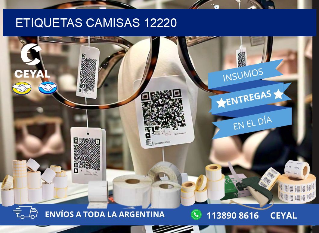 ETIQUETAS CAMISAS 12220