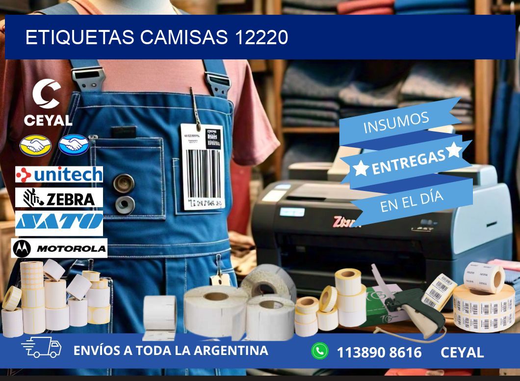 ETIQUETAS CAMISAS 12220