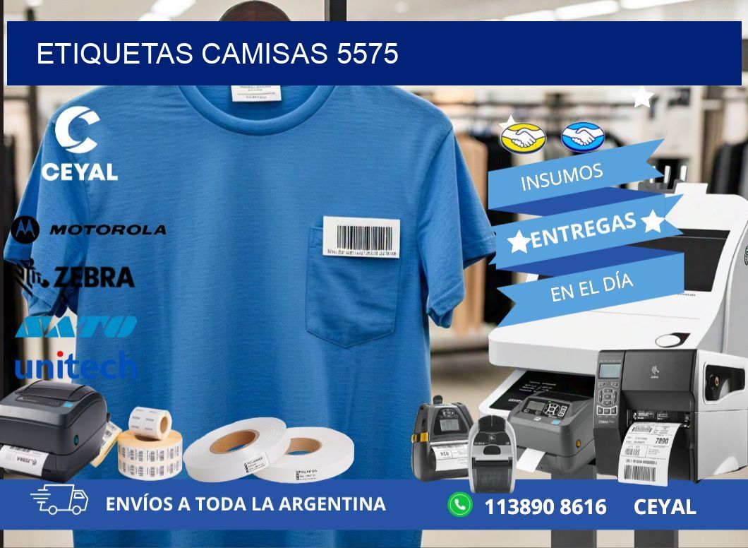 ETIQUETAS CAMISAS 5575