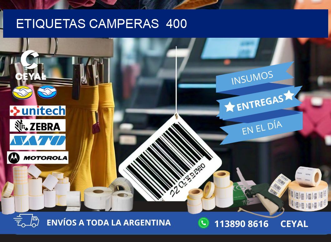 ETIQUETAS CAMPERAS  400