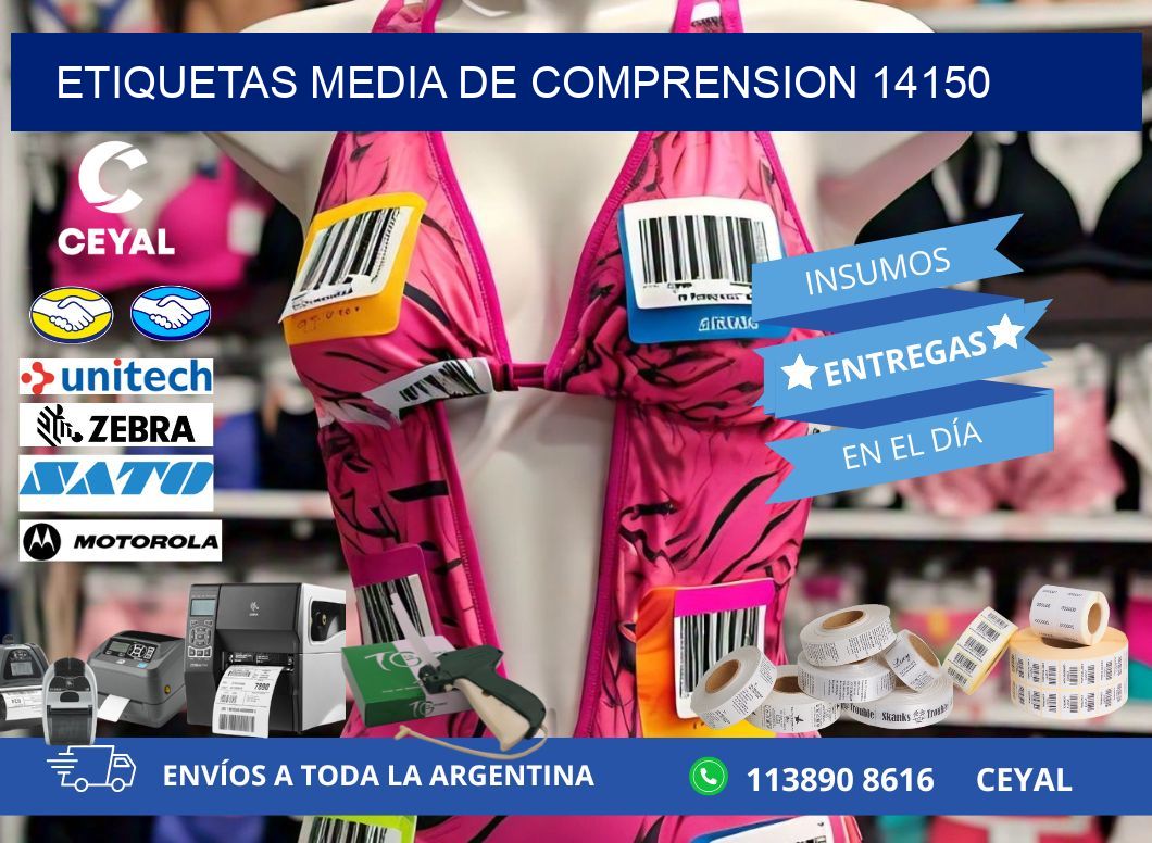 ETIQUETAS MEDIA DE COMPRENSION 14150