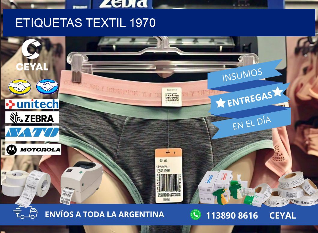 ETIQUETAS TEXTIL 1970