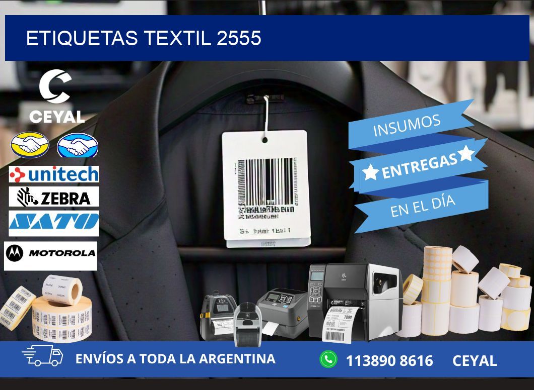 ETIQUETAS TEXTIL 2555