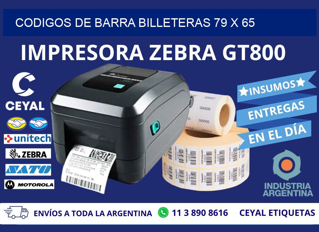 CODIGOS DE BARRA BILLETERAS 79 x 65