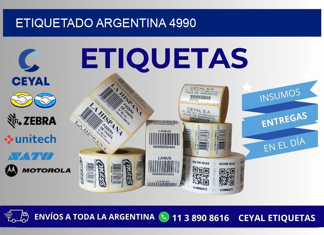 ETIQUETADO ARGENTINA 4990