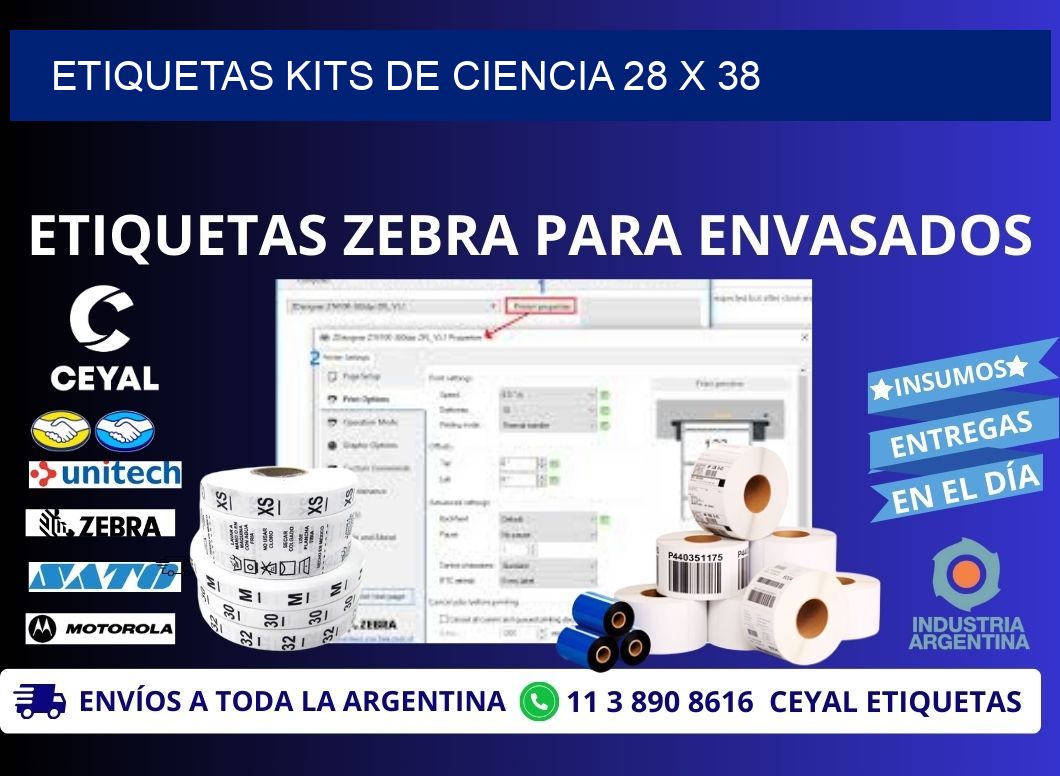 ETIQUETAS KITS DE CIENCIA 28 x 38